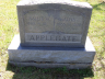 APPLEGATE, Alvin and Sallie M (headstone)