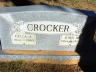 CROCKER, Della A and John W (headstone)