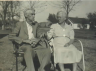 POTTS, J. B. with wife Nannie DAVIS (late in life)